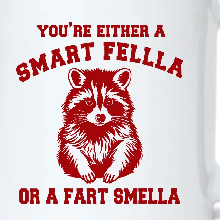 YouRe Either A Smart Fella Or A Fart Smella Black Color Changing Mug