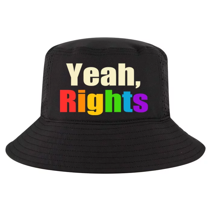 Yeah Rights Rainbow Pride Cool Comfort Performance Bucket Hat