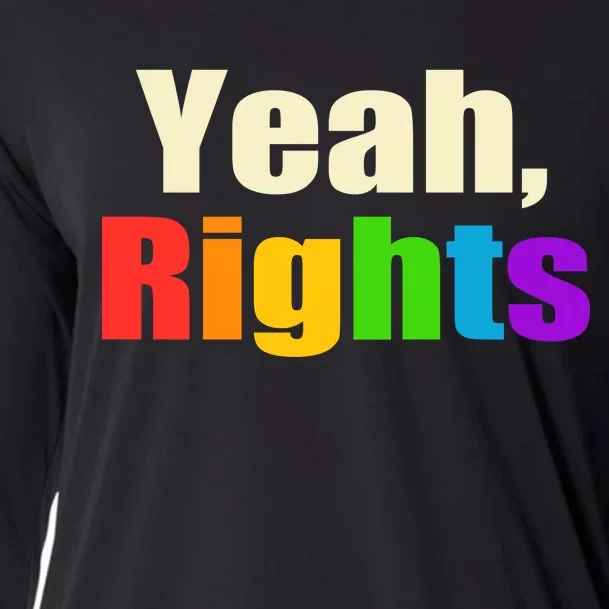 Yeah Rights Rainbow Pride Cooling Performance Long Sleeve Crew