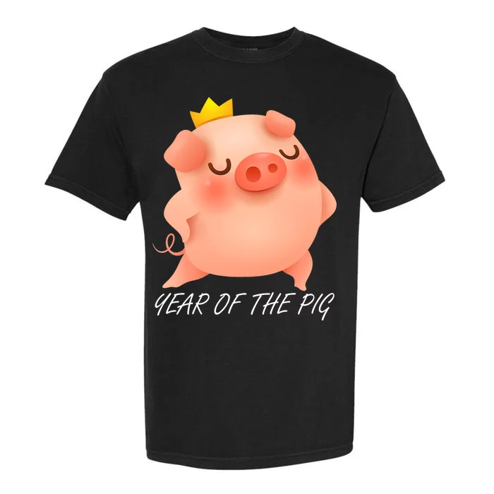 Year Of The Pig Chinese Zodiac Garment-Dyed Heavyweight T-Shirt