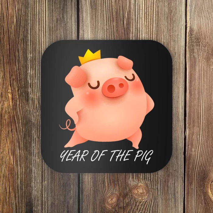 Year Of The Pig Chinese Zodiac Coaster