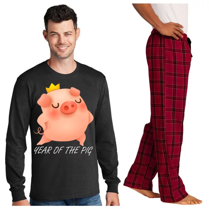 Year Of The Pig Chinese Zodiac Long Sleeve Pajama Set