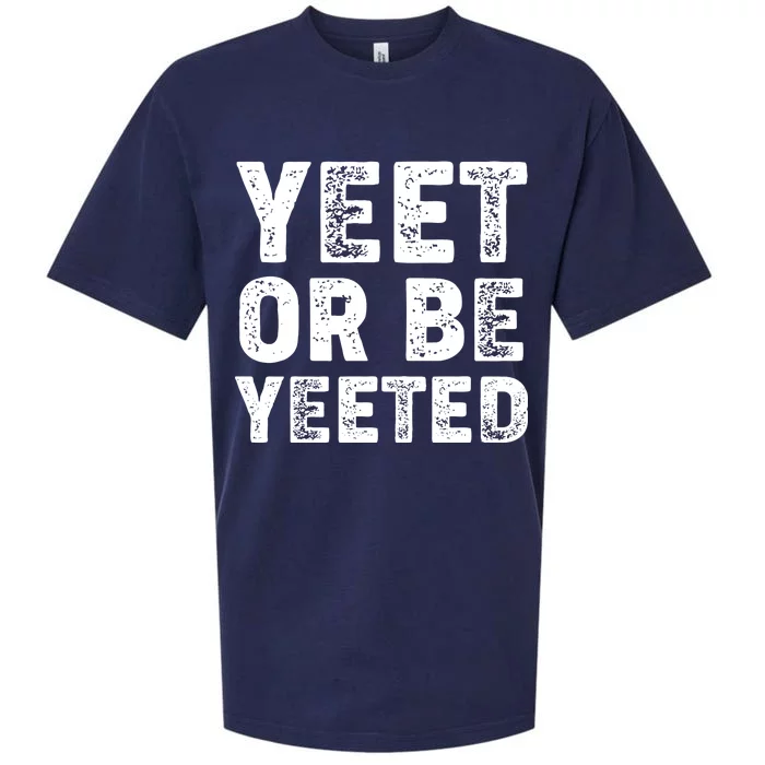 Yeet Or Be Yeeted Sueded Cloud Jersey T-Shirt