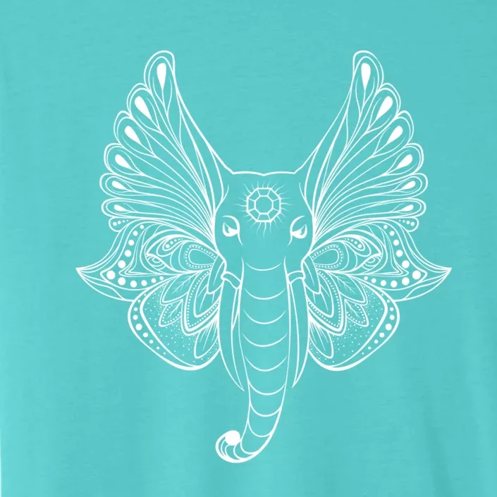 Yoga Elephant Geometric Indian Buddha Yogi Gift Cute Gift ChromaSoft Performance T-Shirt