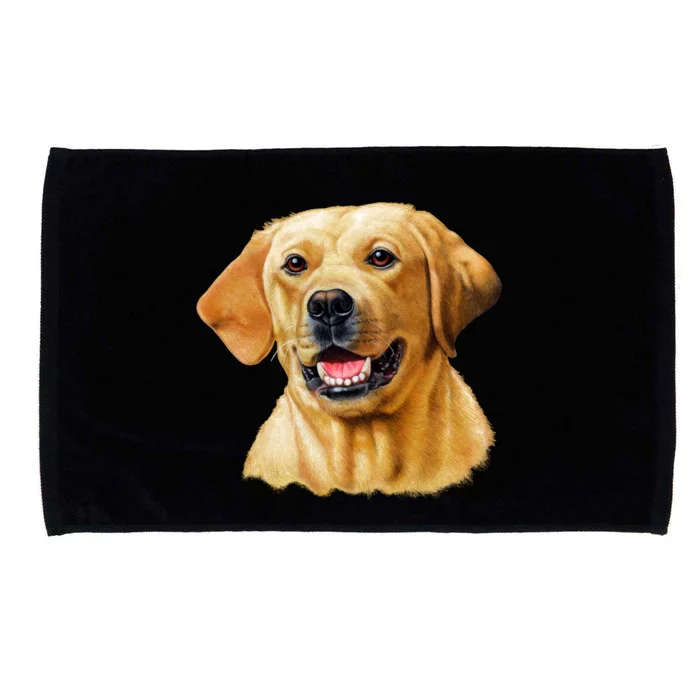 Yellow Lab Microfiber Hand Towel