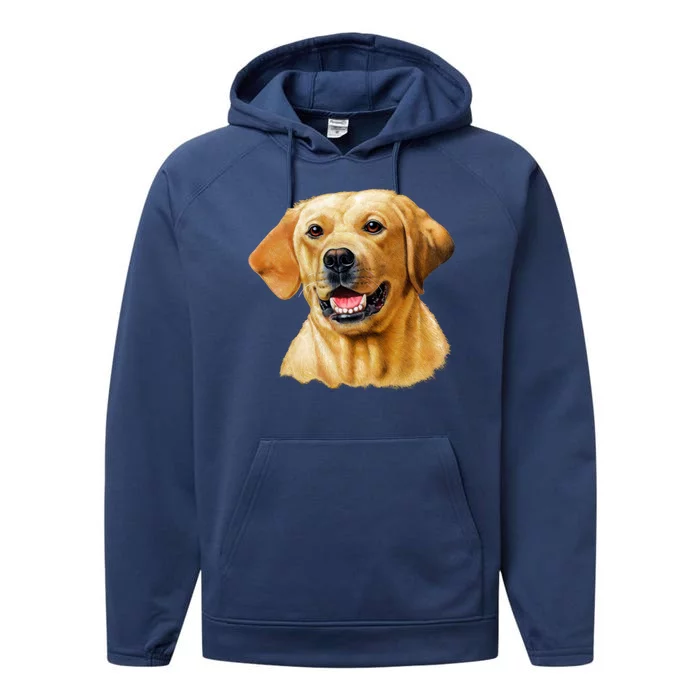 Yellow Lab Performance Fleece Hoodie