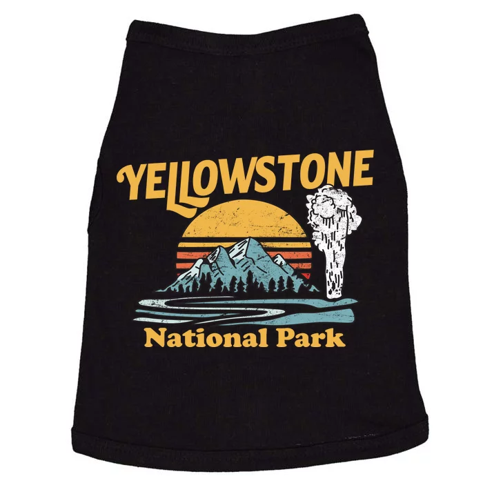 Yellow Stone Park Retro Doggie Tank