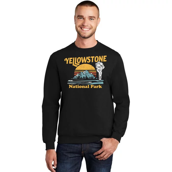 Yellow Stone Park Retro Tall Sweatshirt