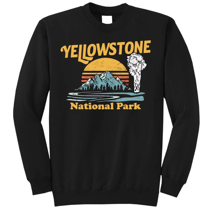 Yellow Stone Park Retro Tall Sweatshirt