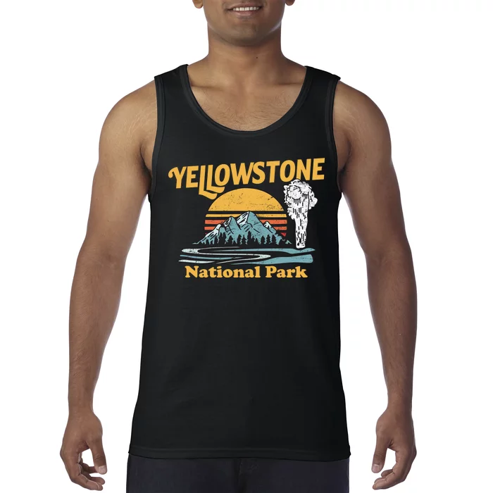 Yellow Stone Park Retro Tank Top