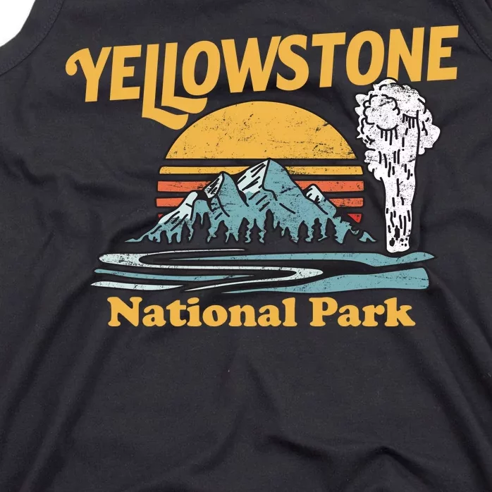 Yellow Stone Park Retro Tank Top