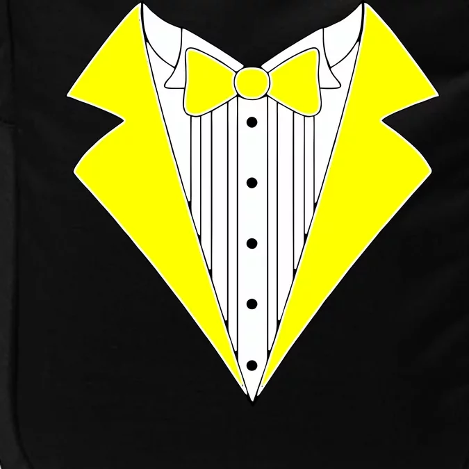 Yellow Tuxedo Tux Wedding Impact Tech Backpack