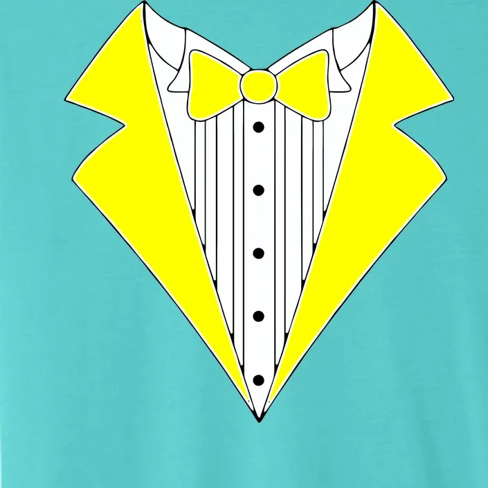 Yellow Tuxedo Tux Wedding ChromaSoft Performance T-Shirt