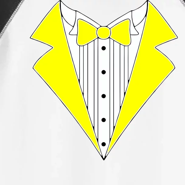 Yellow Tuxedo Tux Wedding Toddler Fine Jersey T-Shirt