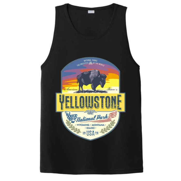 Yellowstone National Park Performance Tank