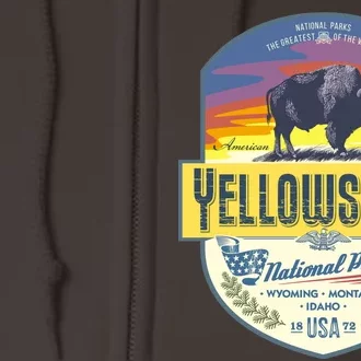 Yellowstone National Park Full Zip Hoodie