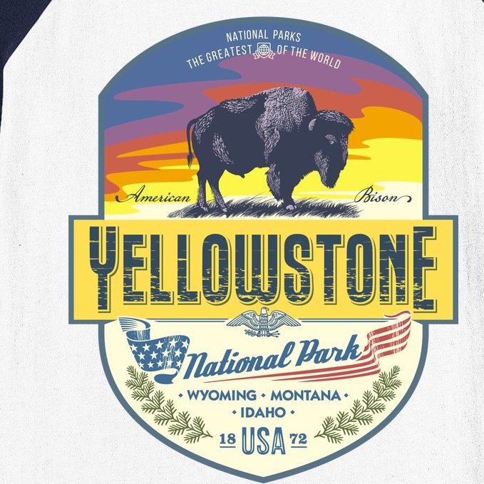 Yellowstone National Park Baseball Sleeve Shirt