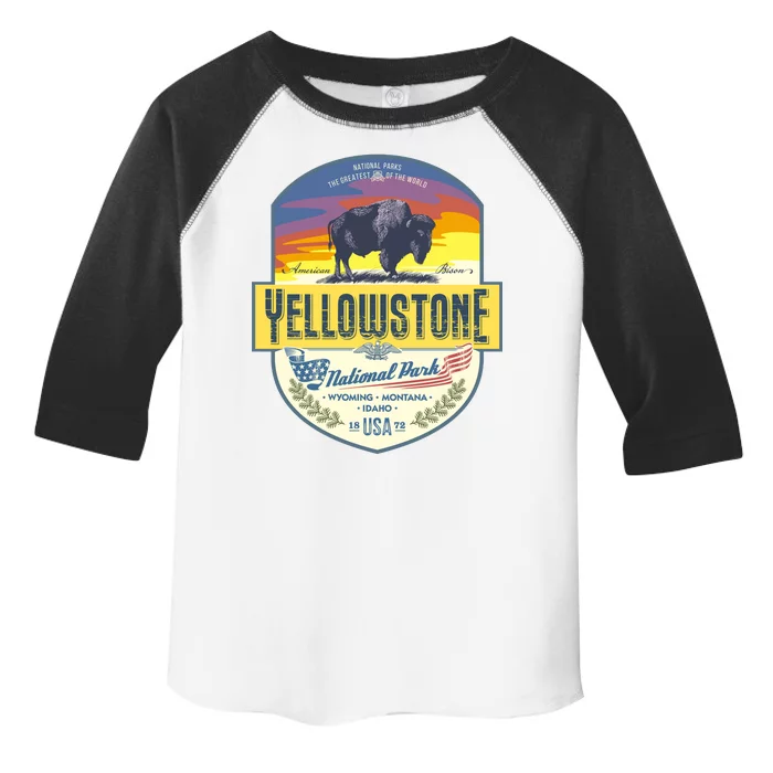 Yellowstone National Park Toddler Fine Jersey T-Shirt