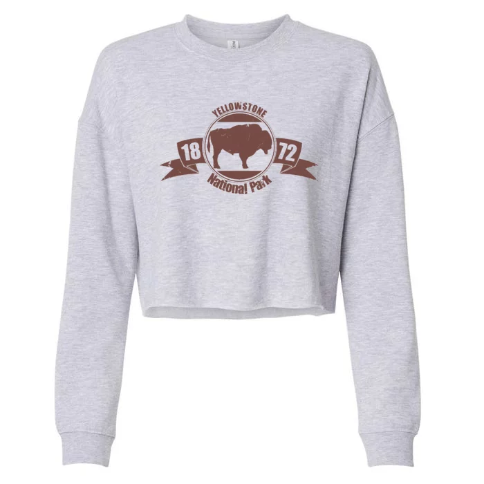 Yellowstone National Park 1872 Cropped Pullover Crew