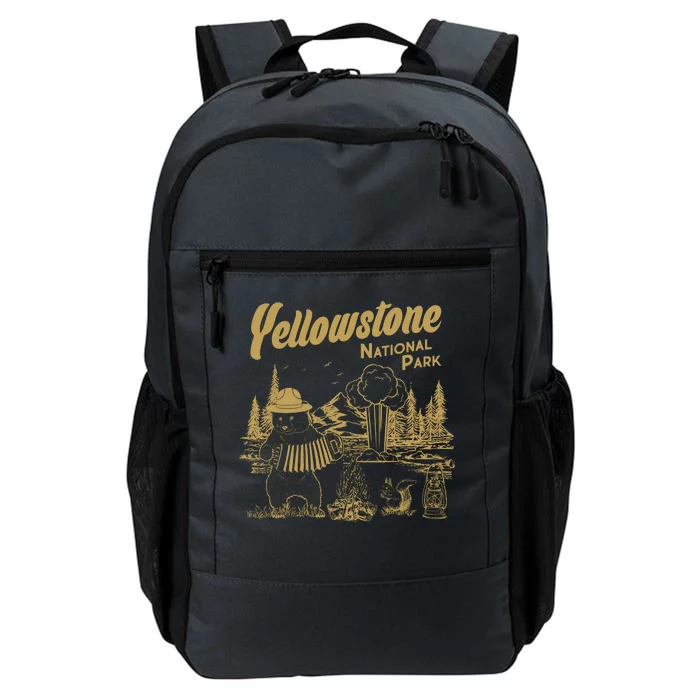 Yellowstone National Park Accordion Park Ranger Bear Daily Commute Backpack