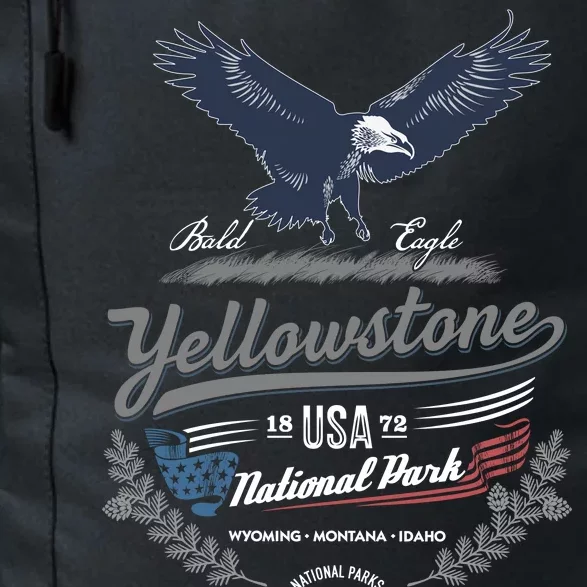 Yellowstone National Park USA 1872 Greatest Park of the World Daily Commute Backpack