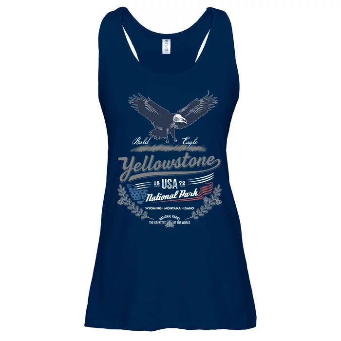 Yellowstone National Park USA 1872 Greatest Park of the World Ladies Essential Flowy Tank