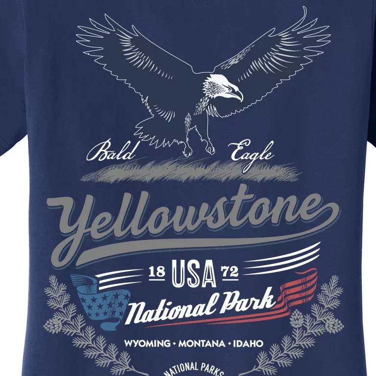 Yellowstone National Park USA 1872 Greatest Park of the World Women's T-Shirt