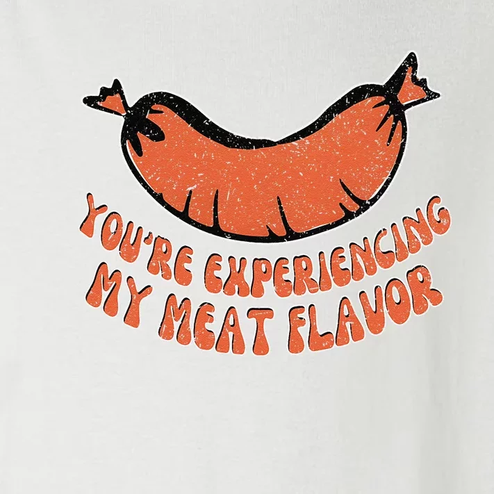 You’Re Experiencing My Meat Flavor Funny Retro Sausage Lover Toddler Long Sleeve Shirt