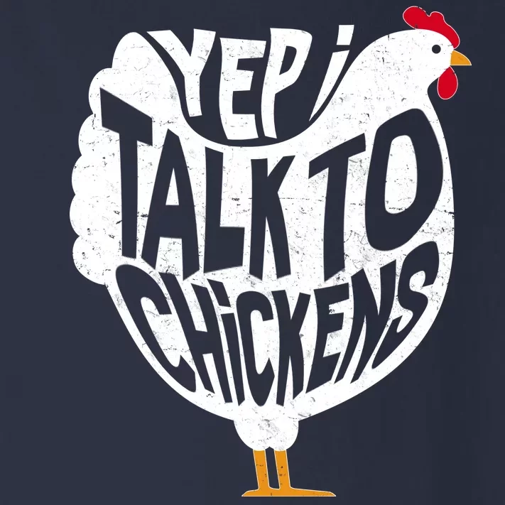 Yep I Talk To Chickens Toddler Long Sleeve Shirt