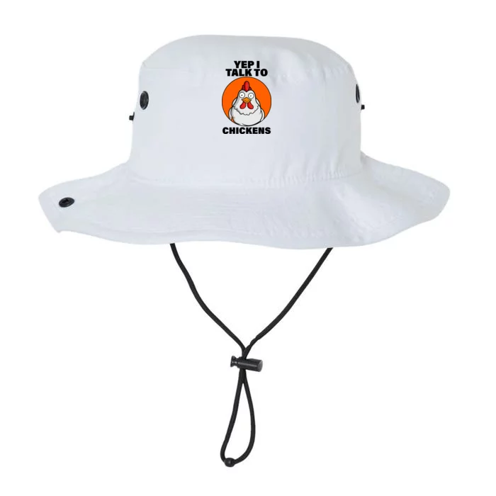 Yep I Talk To Chickens Funny Legacy Cool Fit Booney Bucket Hat