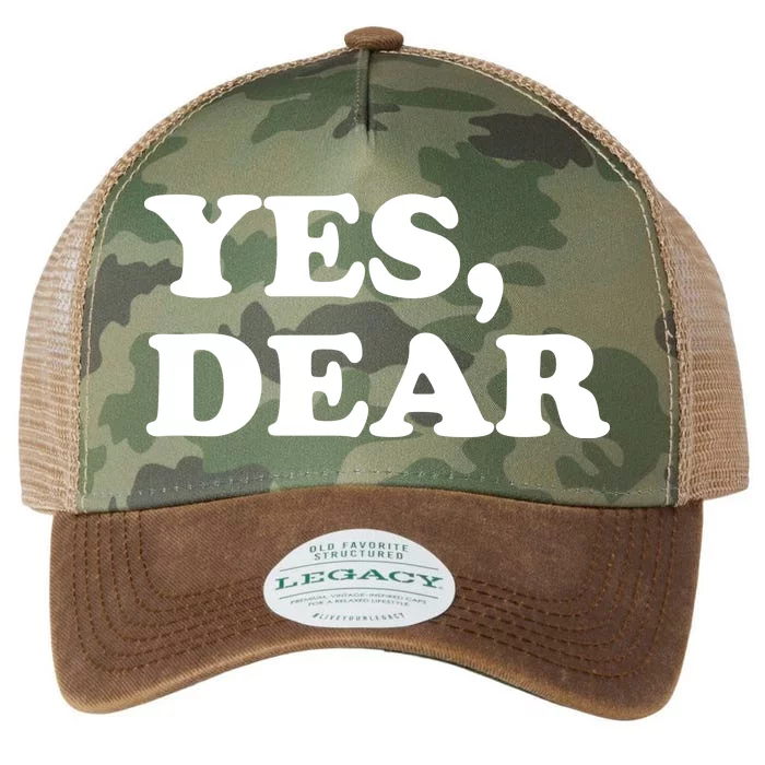 Yes Dear Funny Husband And Wife Legacy Tie Dye Trucker Hat