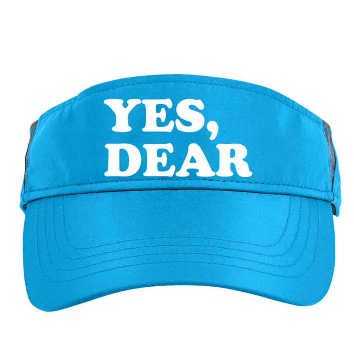 Yes Dear Funny Husband And Wife Adult Drive Performance Visor