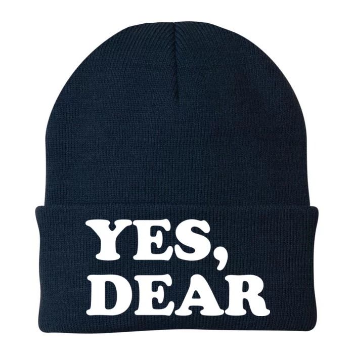 Yes Dear Funny Husband And Wife Knit Cap Winter Beanie