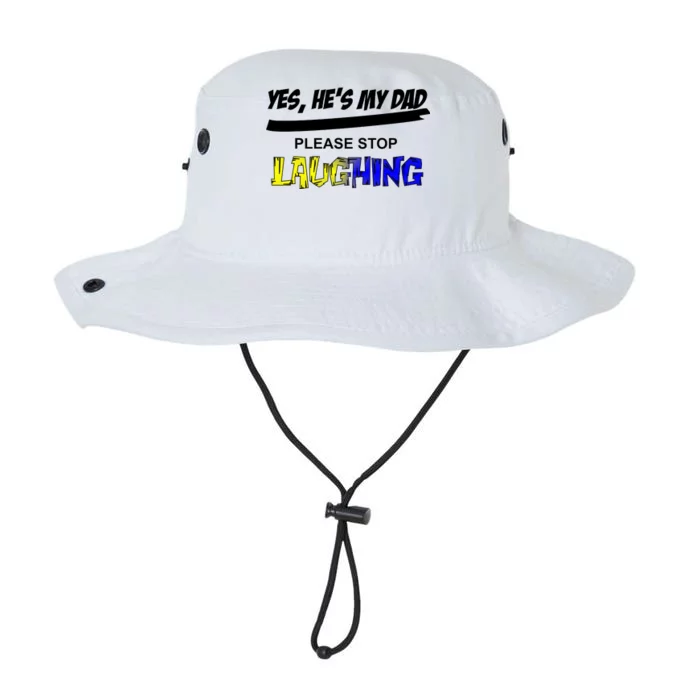 Yes He's My Dad Please Stop Laughing Legacy Cool Fit Booney Bucket Hat