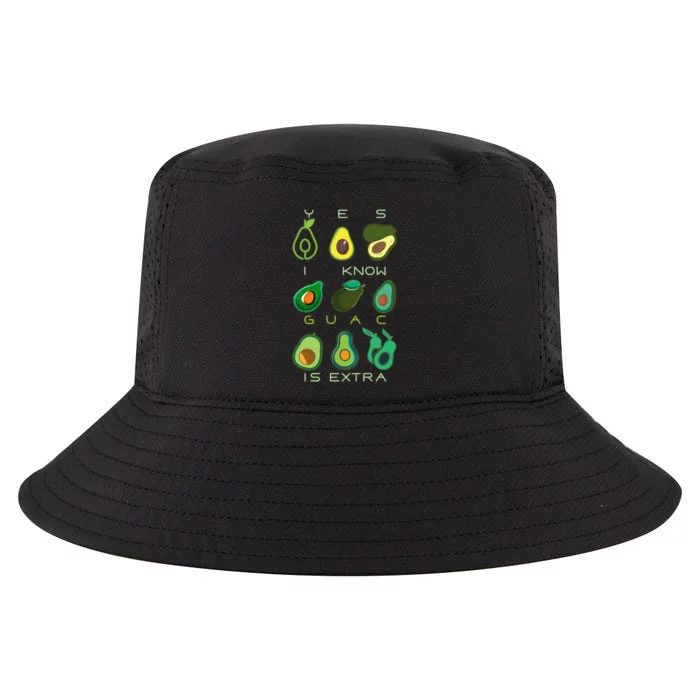 Yes I Know Guac Is Extra Cool Comfort Performance Bucket Hat