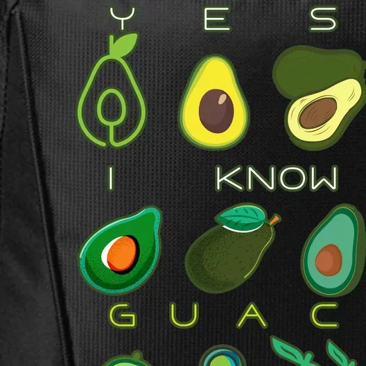 Yes I Know Guac Is Extra City Backpack