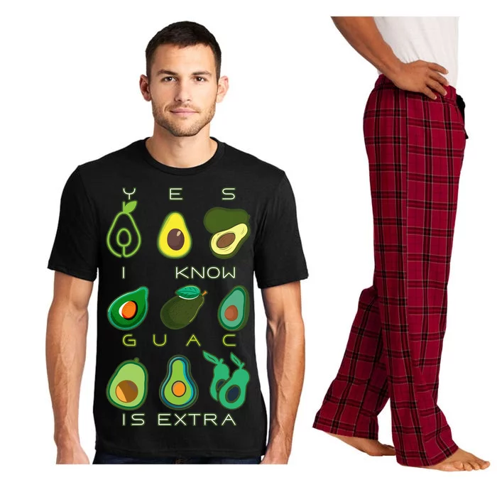 Yes I Know Guac Is Extra Pajama Set