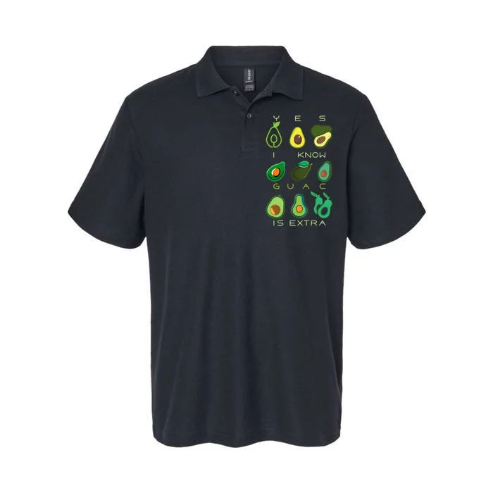 Yes I Know Guac Is Extra Softstyle Adult Sport Polo