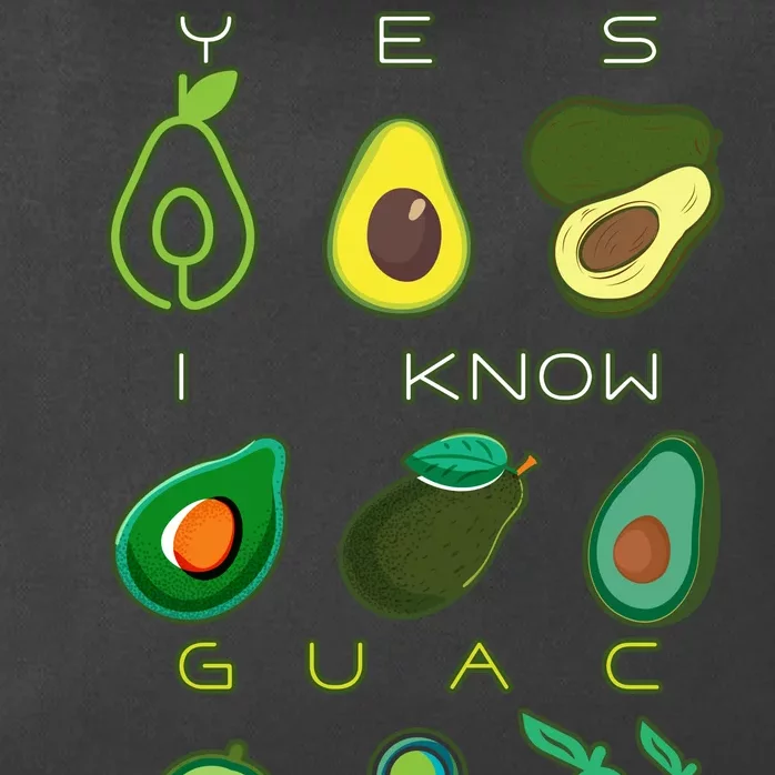 Yes I Know Guac Is Extra Zip Tote Bag