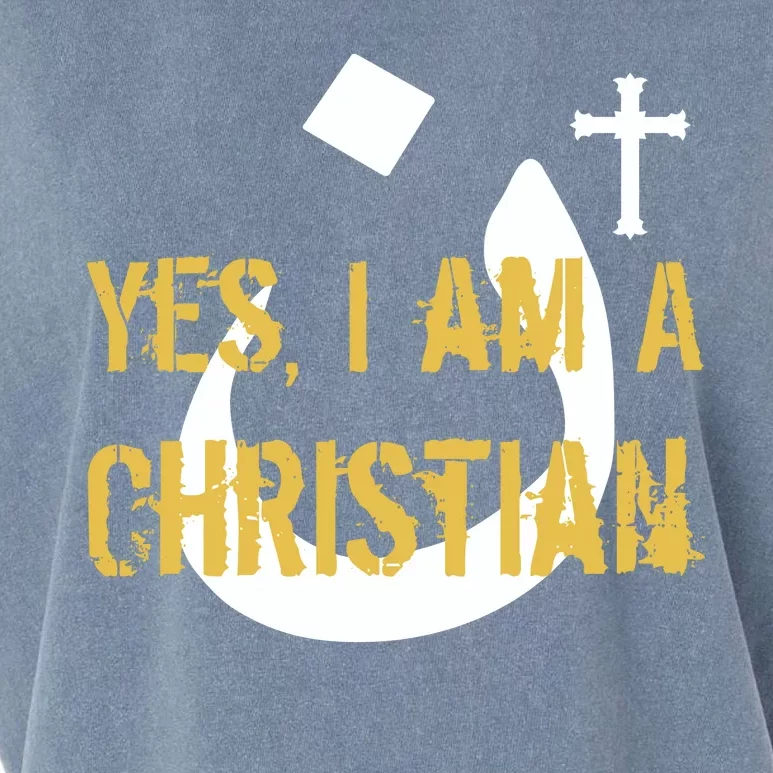 Yes I'm A Nasarani (Christian) Arabic Letter N Garment-Dyed Women's Muscle Tee