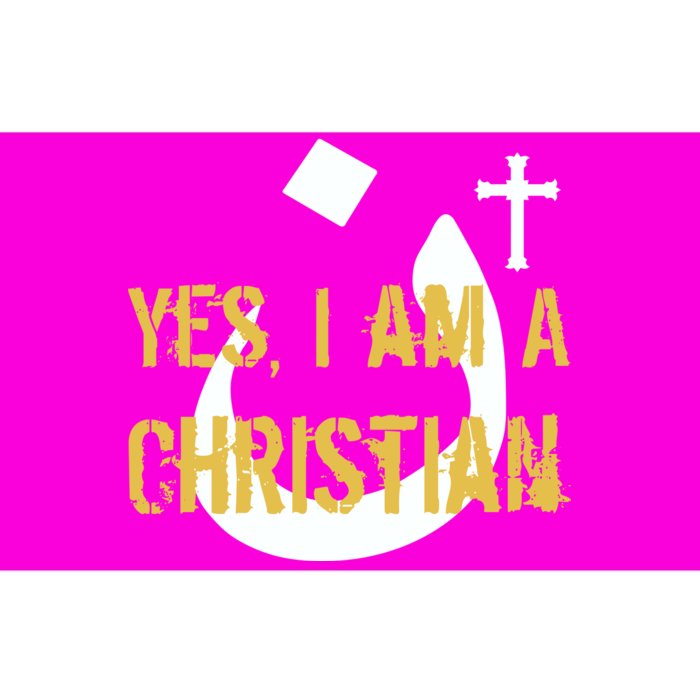 Yes I'm A Nasarani (Christian) Arabic Letter N Bumper Sticker