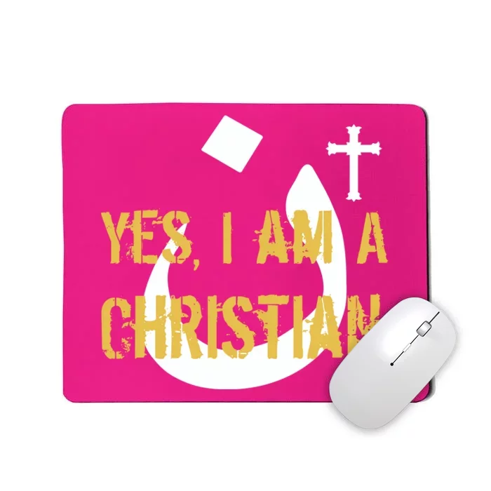 Yes I'm A Nasarani (Christian) Arabic Letter N Mousepad