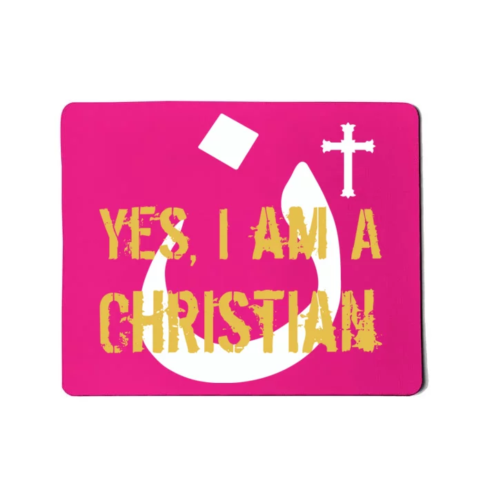 Yes I'm A Nasarani (Christian) Arabic Letter N Mousepad