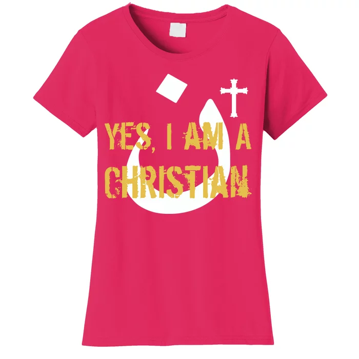 Yes I'm A Nasarani (Christian) Arabic Letter N Women's T-Shirt