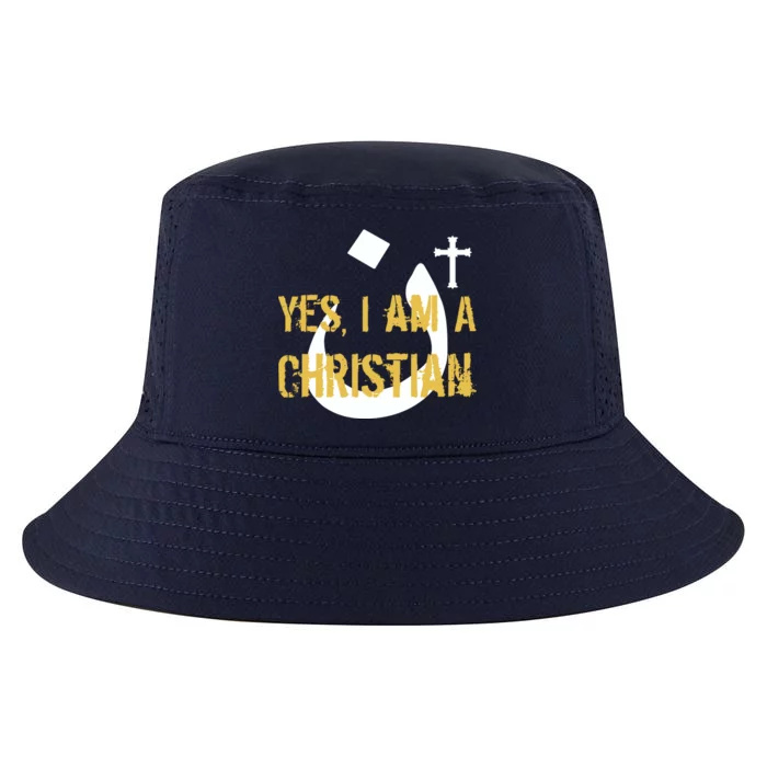 Yes I'm A Nasarani (Christian) Arabic Letter N Cool Comfort Performance Bucket Hat