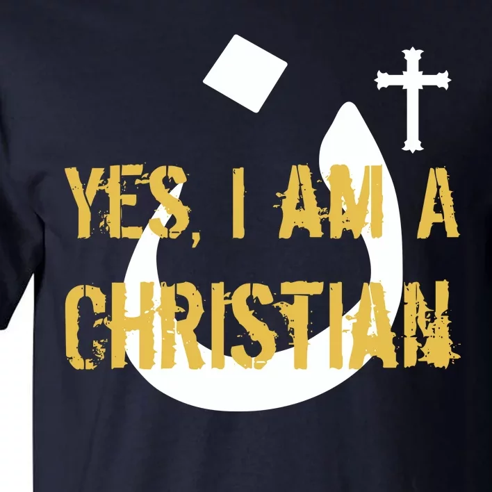 Yes I'm A Nasarani (Christian) Arabic Letter N Tall T-Shirt