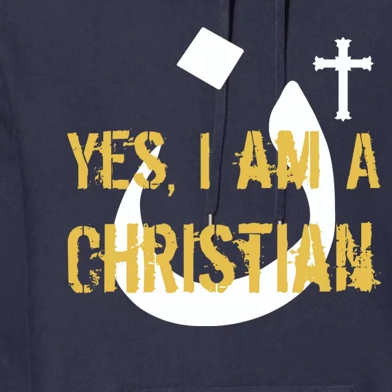 Yes I'm A Nasarani (Christian) Arabic Letter N Premium Hoodie