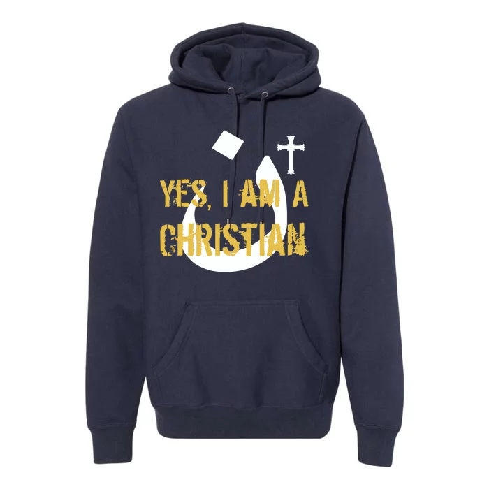 Yes I'm A Nasarani (Christian) Arabic Letter N Premium Hoodie