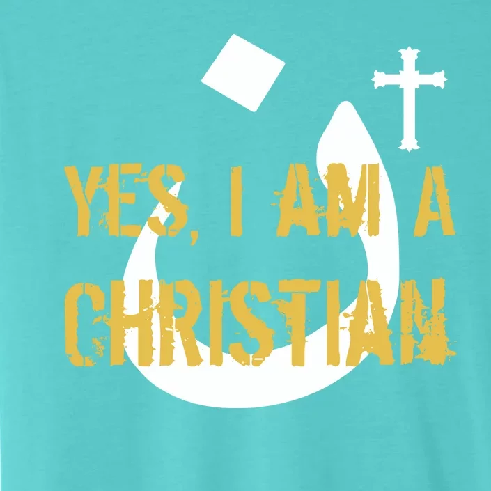 Yes I'm A Nasarani (Christian) Arabic Letter N ChromaSoft Performance T-Shirt