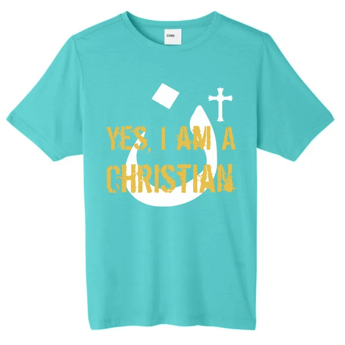 Yes I'm A Nasarani (Christian) Arabic Letter N ChromaSoft Performance T-Shirt